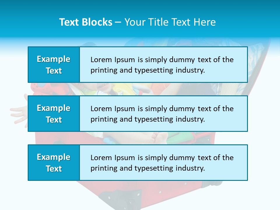 Packing Suitcase Clipart PowerPoint Template
