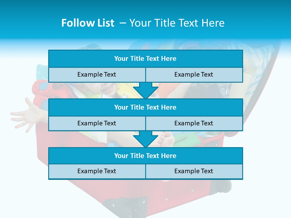 Packing Suitcase Clipart PowerPoint Template