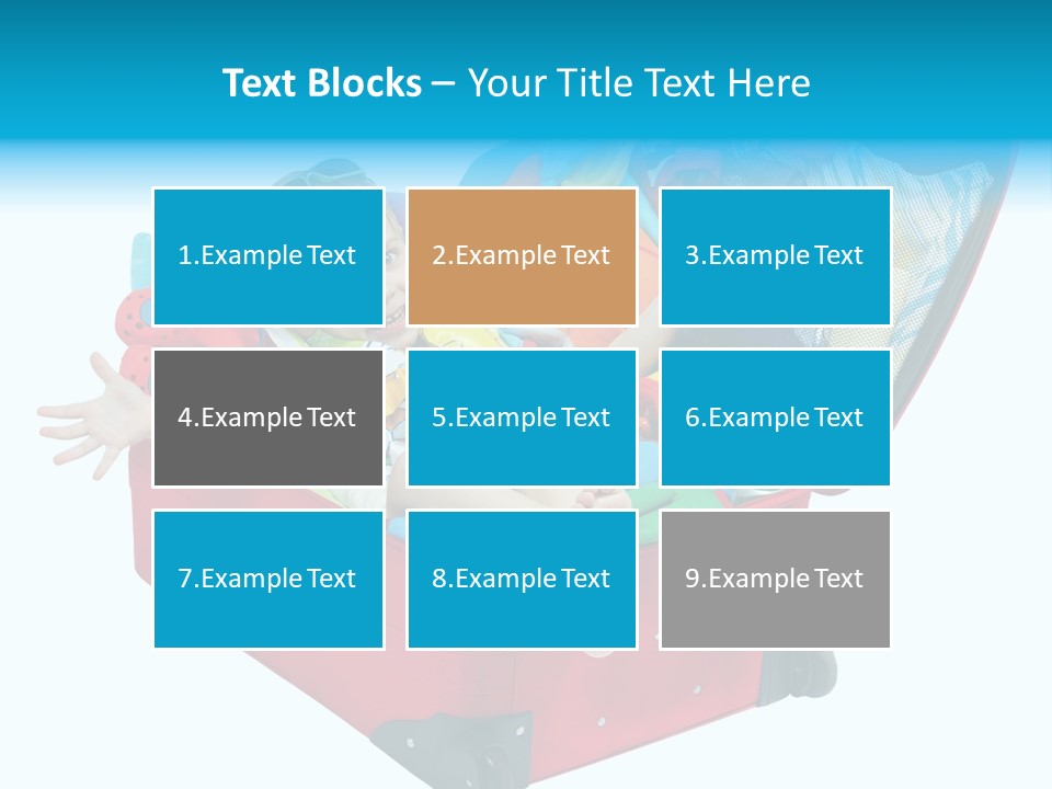 Packing Suitcase Clipart PowerPoint Template