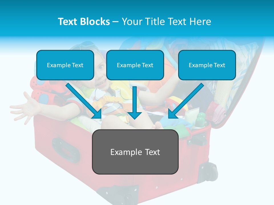 Packing Suitcase Clipart PowerPoint Template