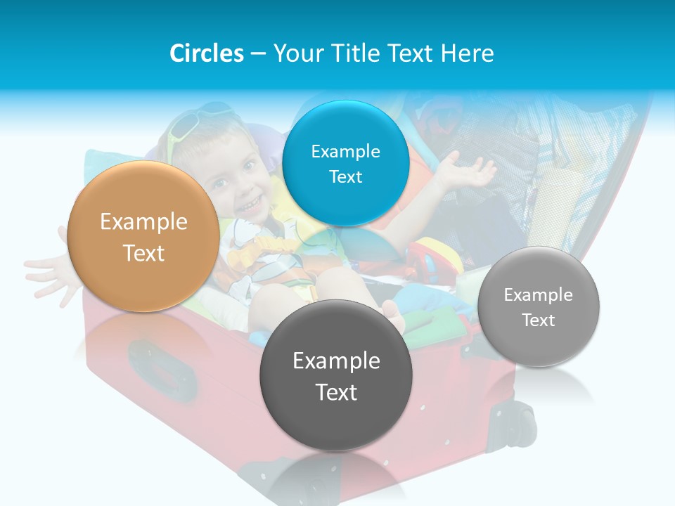 Packing Suitcase Clipart PowerPoint Template