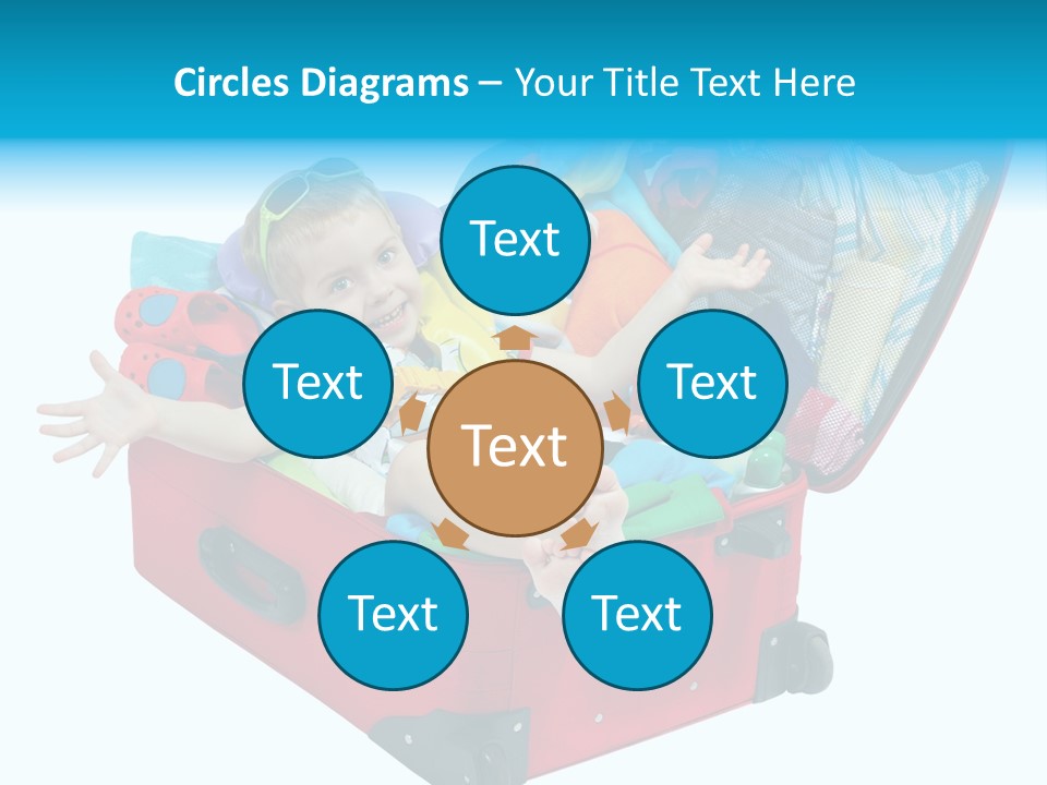 Packing Suitcase Clipart PowerPoint Template