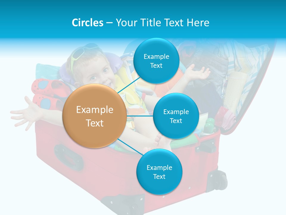 Packing Suitcase Clipart PowerPoint Template