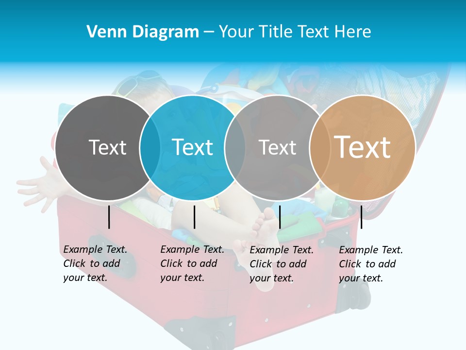 Packing Suitcase Clipart PowerPoint Template