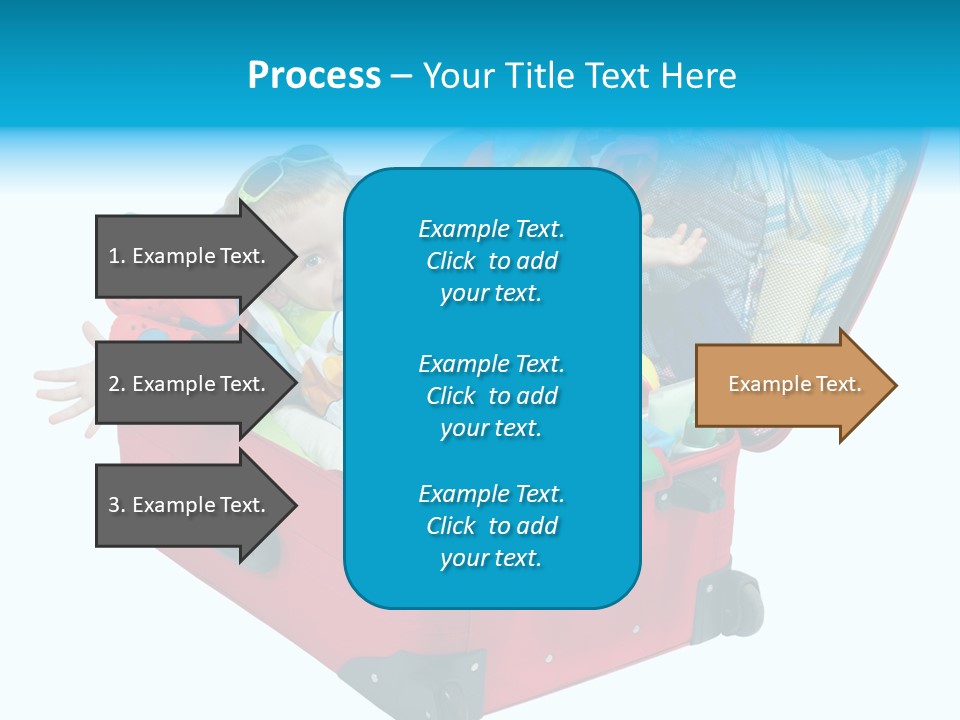 Packing Suitcase Clipart PowerPoint Template