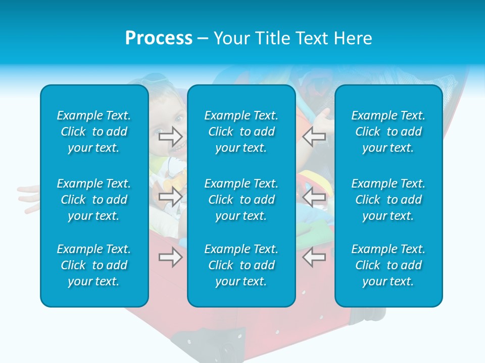 Packing Suitcase Clipart PowerPoint Template