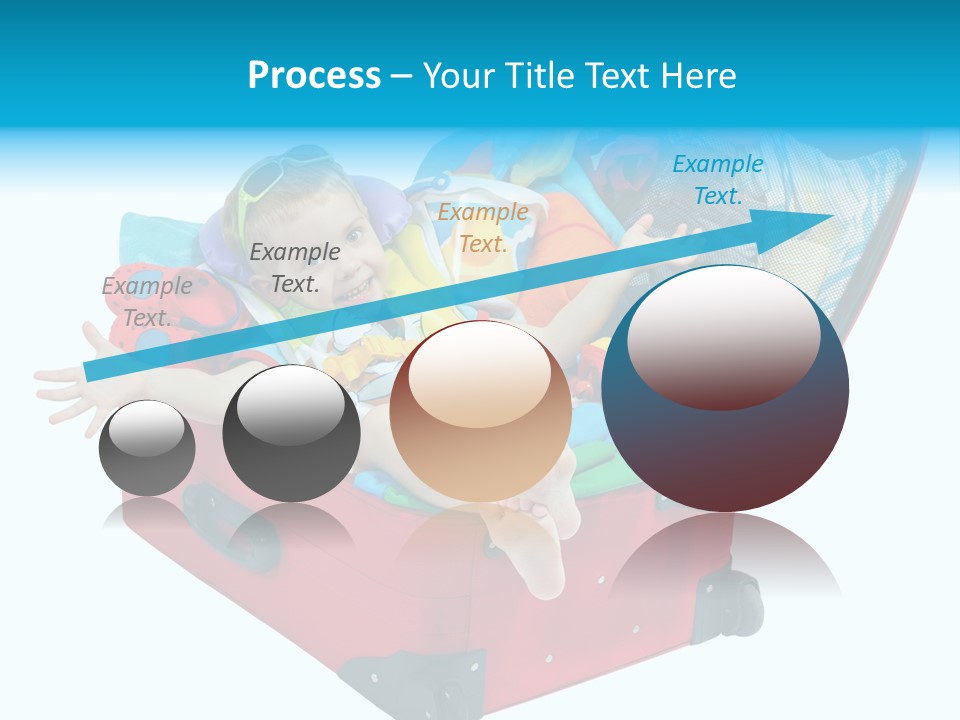 Packing Suitcase Clipart PowerPoint Template