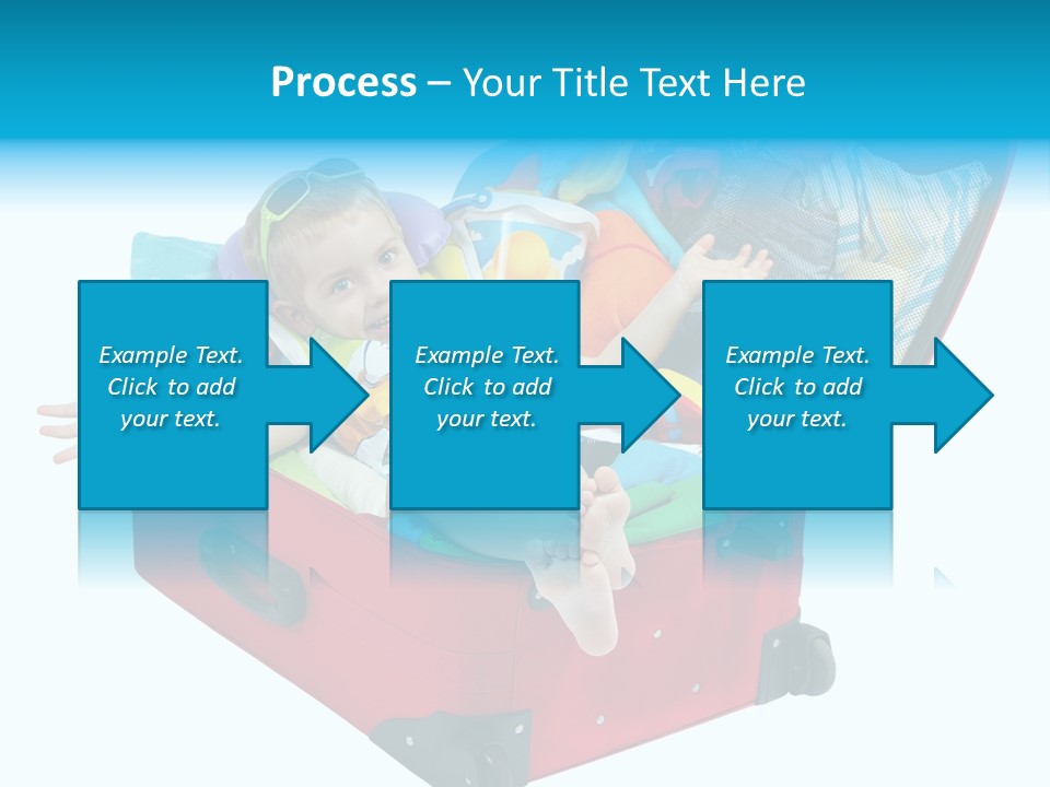 Packing Suitcase Clipart PowerPoint Template