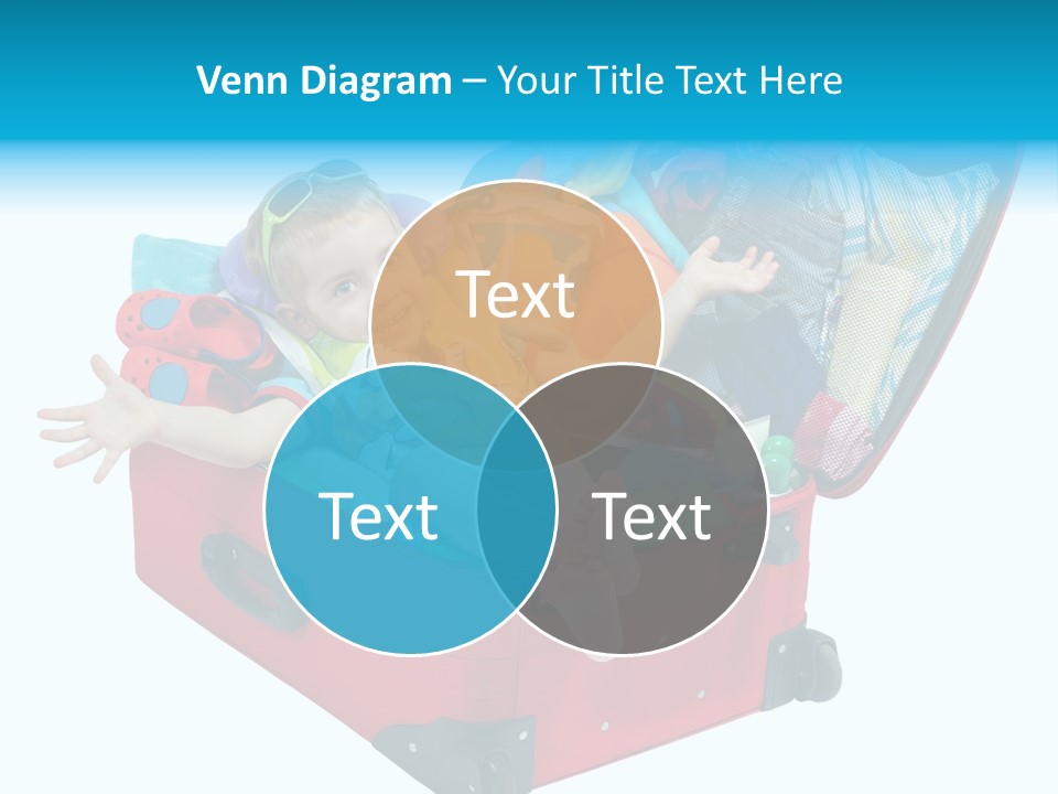 Packing Suitcase Clipart PowerPoint Template