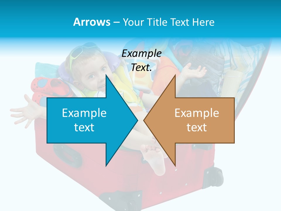 Packing Suitcase Clipart PowerPoint Template