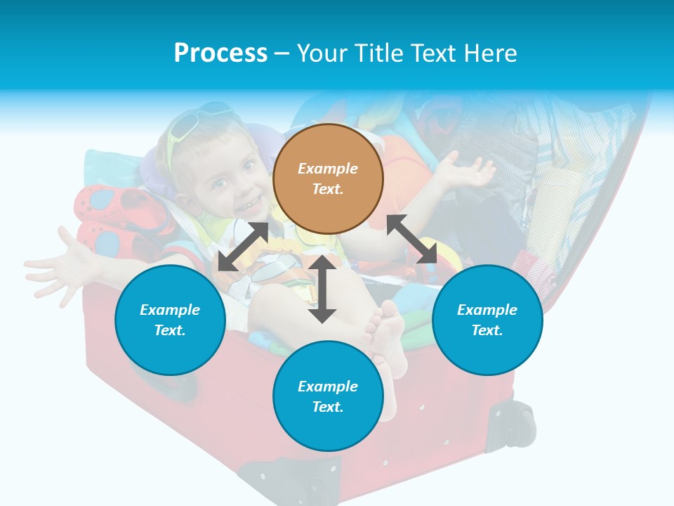 Packing Suitcase Clipart PowerPoint Template