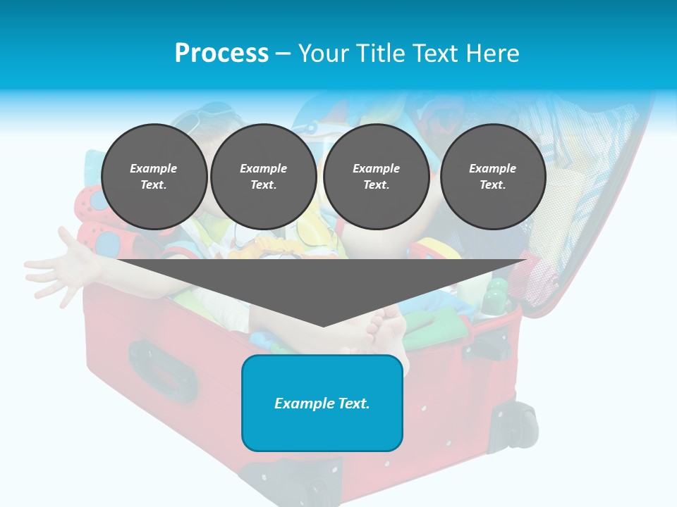 Packing Suitcase Clipart PowerPoint Template
