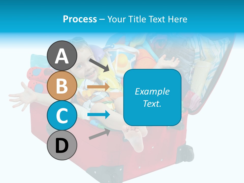 Packing Suitcase Clipart PowerPoint Template