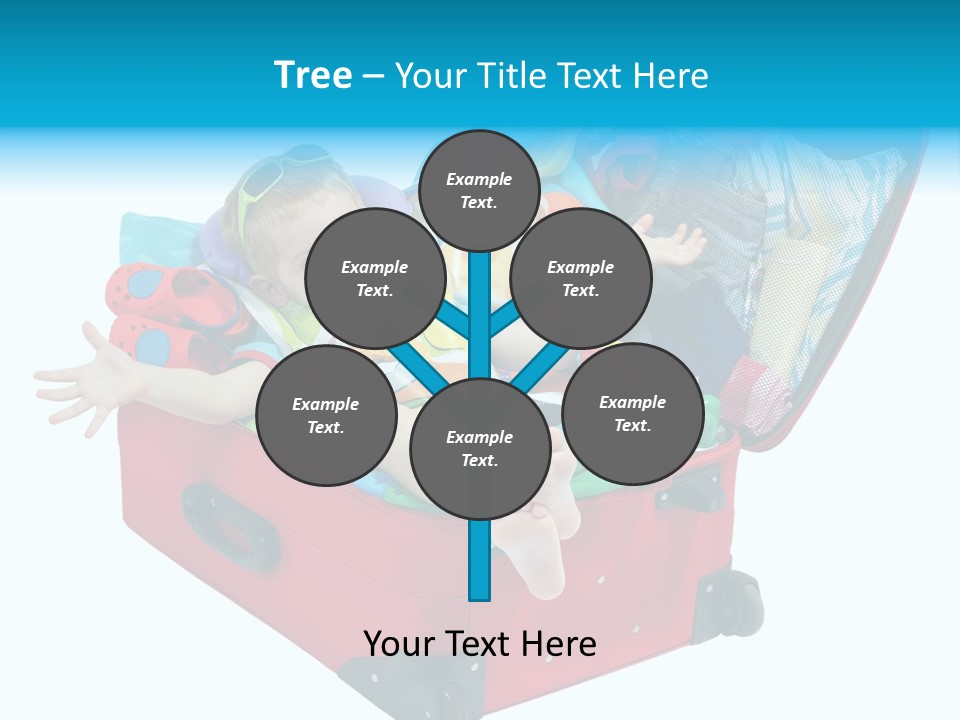 Packing Suitcase Clipart PowerPoint Template