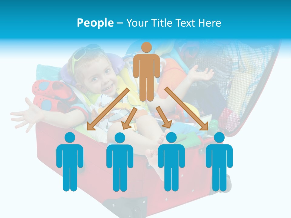 Packing Suitcase Clipart PowerPoint Template