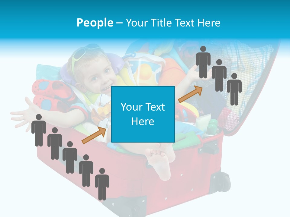 Packing Suitcase Clipart PowerPoint Template