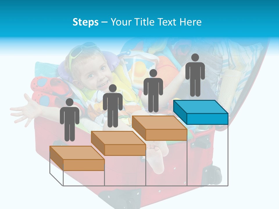 Packing Suitcase Clipart PowerPoint Template