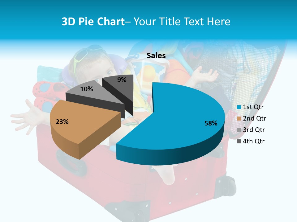 Packing Suitcase Clipart PowerPoint Template