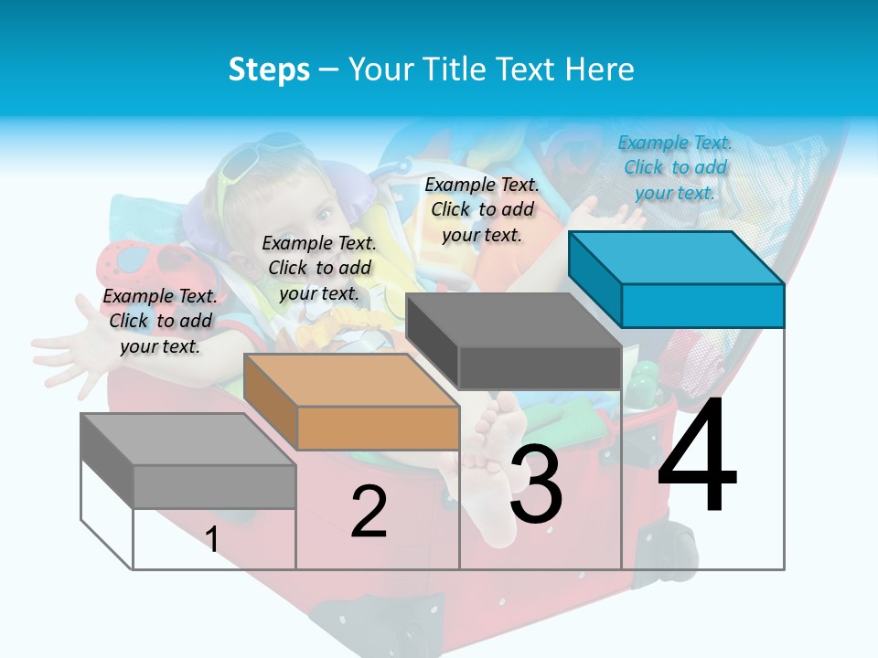 Packing Suitcase Clipart PowerPoint Template