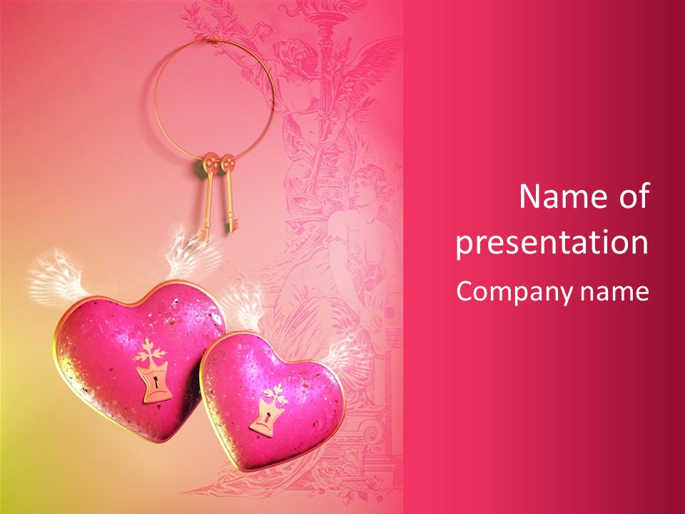 My Heart For You Quotes PowerPoint Template