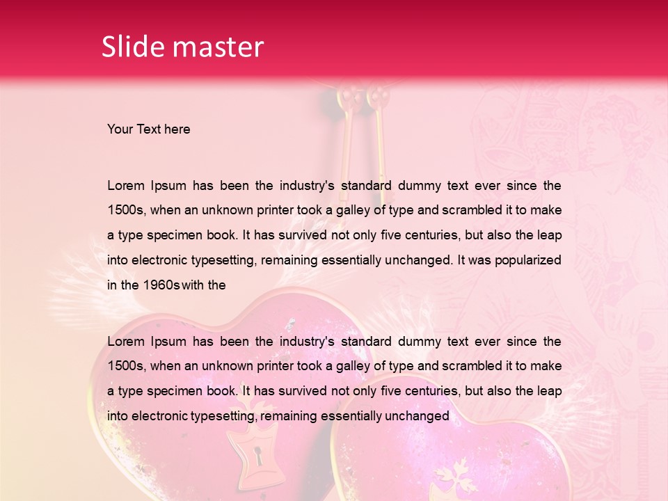 My Heart For You Quotes PowerPoint Template