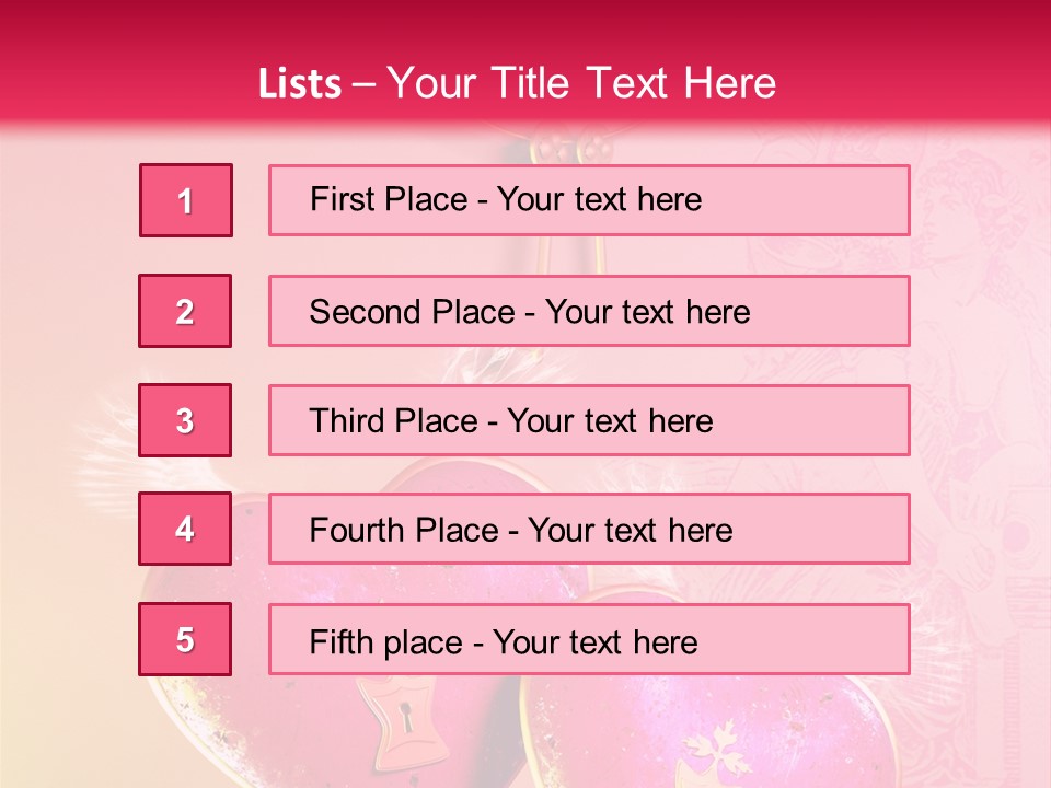 My Heart For You Quotes PowerPoint Template