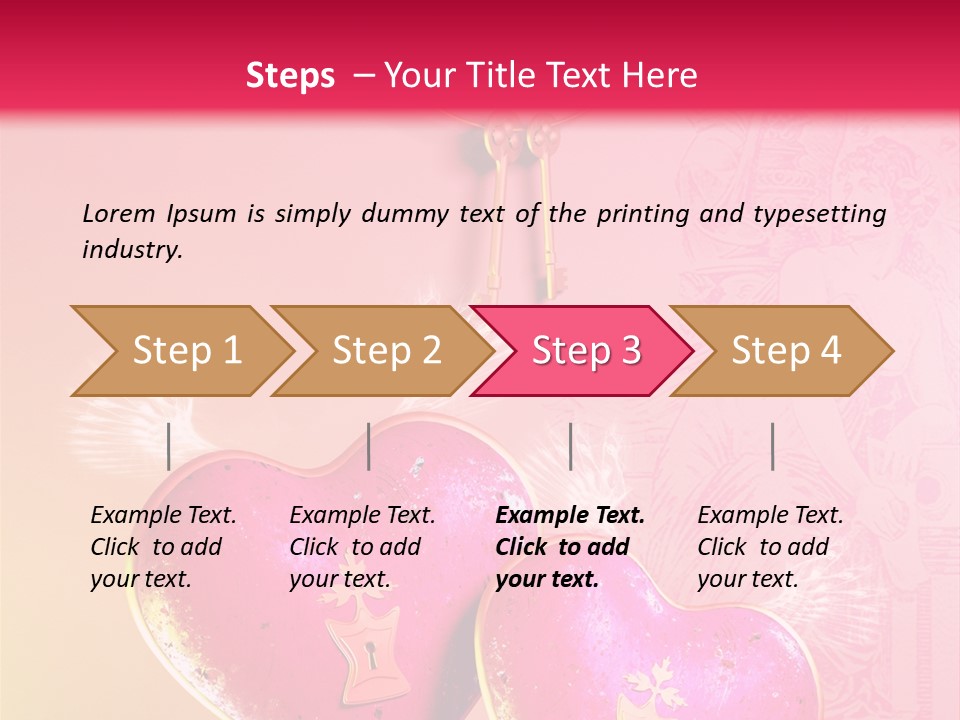 My Heart For You Quotes PowerPoint Template