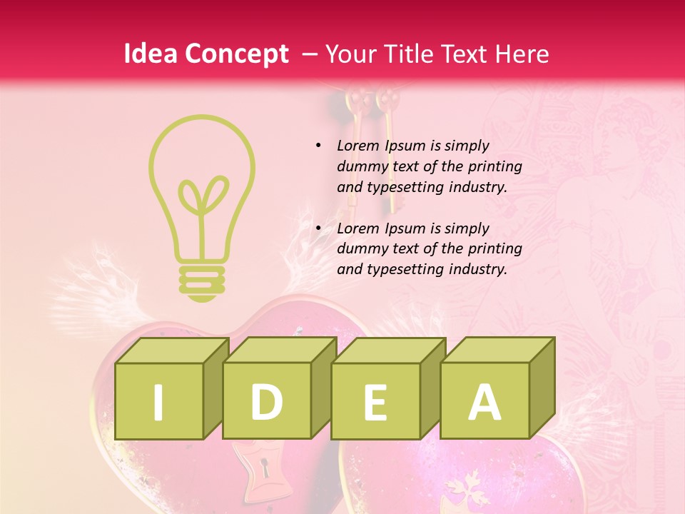 My Heart For You Quotes PowerPoint Template