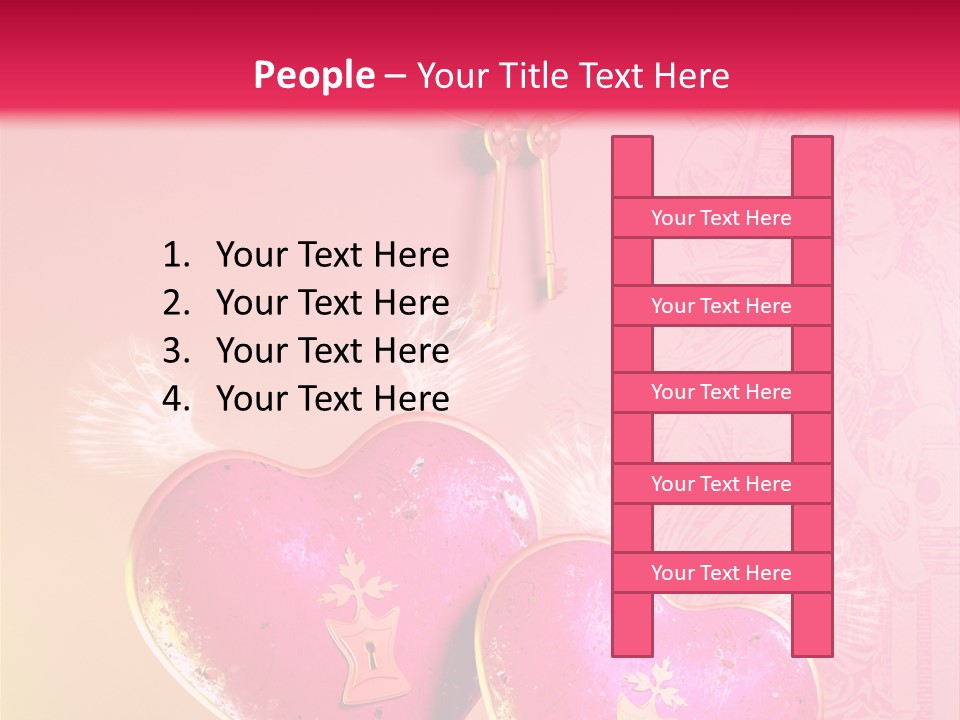 My Heart For You Quotes PowerPoint Template