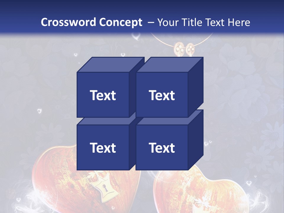 Valentine Day Wall PowerPoint Template