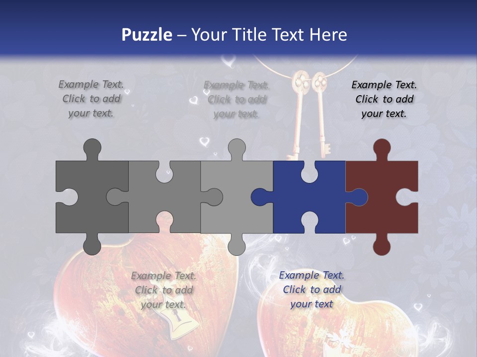 Valentine Day Wall PowerPoint Template