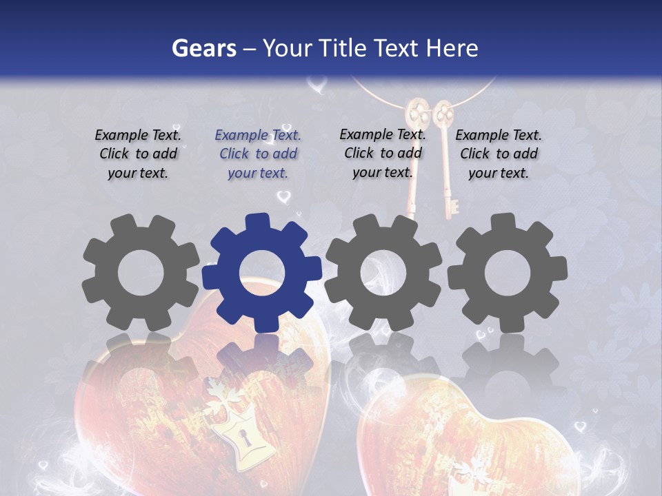 Valentine Day Wall PowerPoint Template