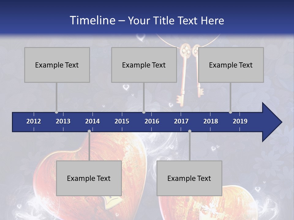 Valentine Day Wall PowerPoint Template
