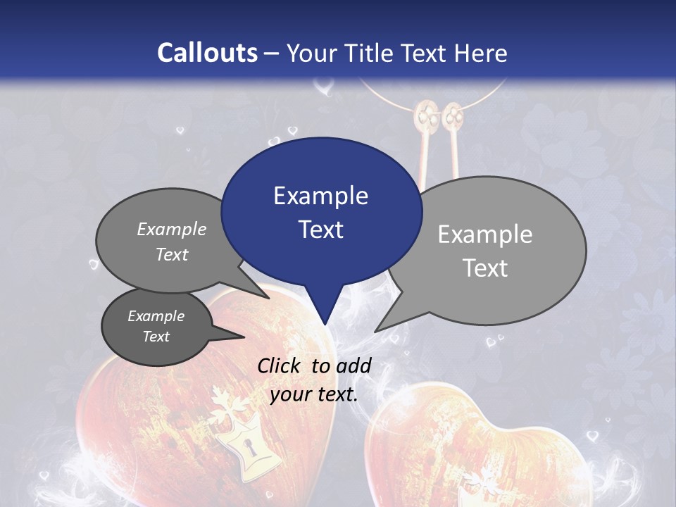 Valentine Day Wall PowerPoint Template