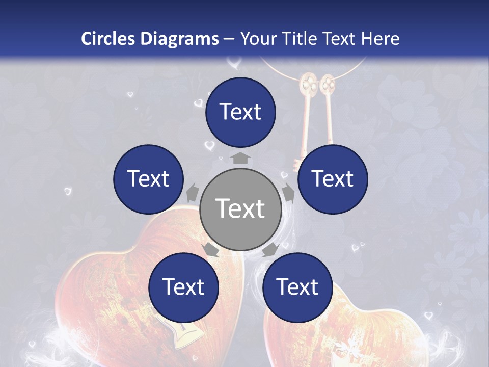 Valentine Day Wall PowerPoint Template