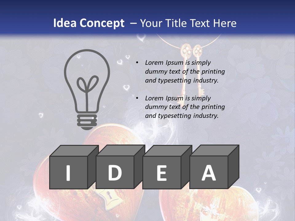 Valentine Day Wall PowerPoint Template