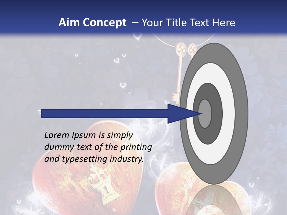 Valentine Day Wall PowerPoint Template