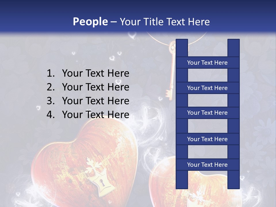 Valentine Day Wall PowerPoint Template