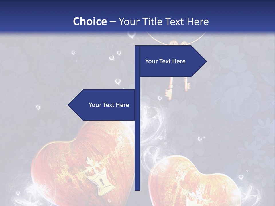 Valentine Day Wall PowerPoint Template