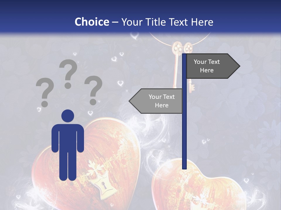 Valentine Day Wall PowerPoint Template