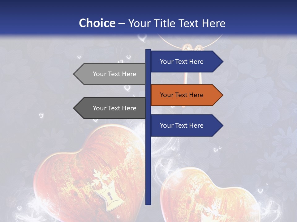 Valentine Day Wall PowerPoint Template