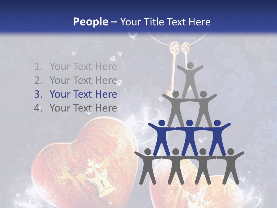 Valentine Day Wall PowerPoint Template