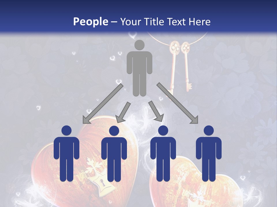 Valentine Day Wall PowerPoint Template