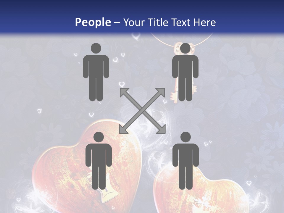 Valentine Day Wall PowerPoint Template