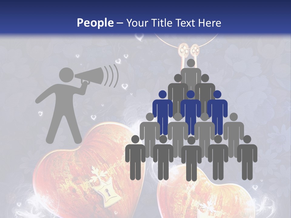 Valentine Day Wall PowerPoint Template