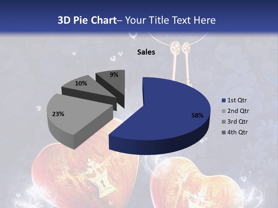 Valentine Day Wall PowerPoint Template