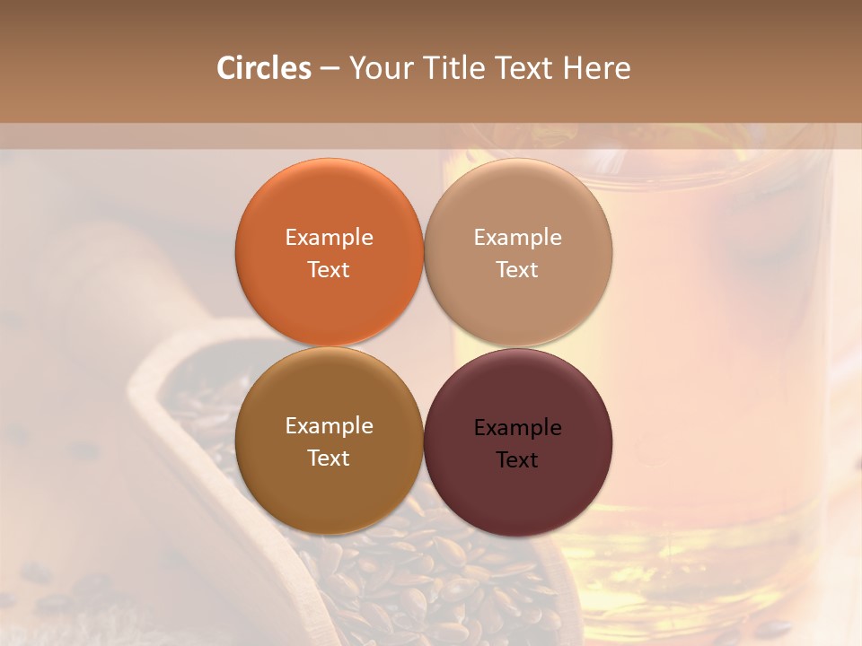Flaxseed Oil PowerPoint Template