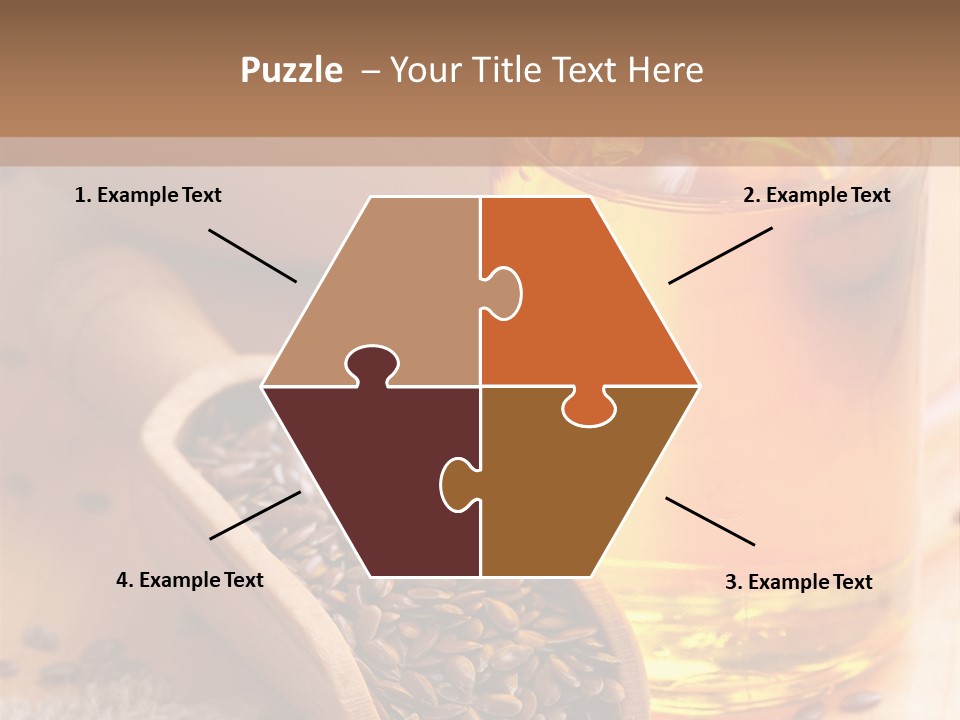 Flaxseed Oil PowerPoint Template