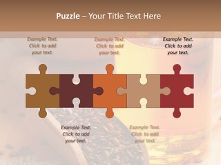 Flaxseed Oil PowerPoint Template