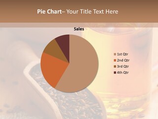 Flaxseed Oil PowerPoint Template